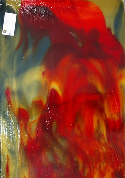 Youghiogheny Glass Y96-2579M 12x12 Modern Art A sixth stock sheet BIN A22