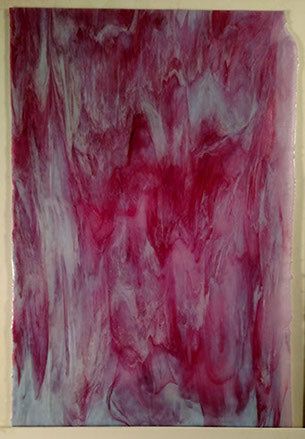 Youghiogheny Glass NN77 SP 24x18 Dense Neo Opal/Bubblegum half stock sheet