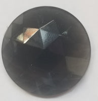 Gems 35mm Round Faceted Jewel Smoke