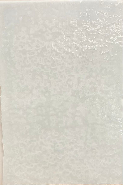 Youghiogheny Glass URO-U-00-05 12x12 White mottled sixth stock sheet