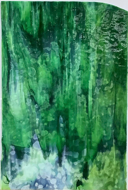 Youghiogheny Glass URO-U-00-74 Emerald, spring, &amp; light greens mottled SQFT Listing