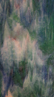 Youghiogheny Glass URO-U-65-851 12x12 Blue, sea green, white, & pink highlight granite texture sixth stock sheet