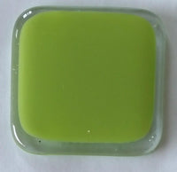 Youghiogheny Glass Y96-4500 12x12 Lime Green sixth stock sheet BIN A19