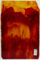 Youghiogheny Glass Y96-5990M 12x12 Tequila Sunset sixth stock sheet BIN A22