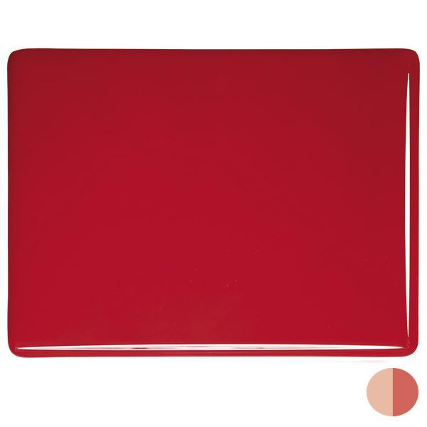 Bullseye Glass 0024-50F Tomato Red Thin SQFT Listing