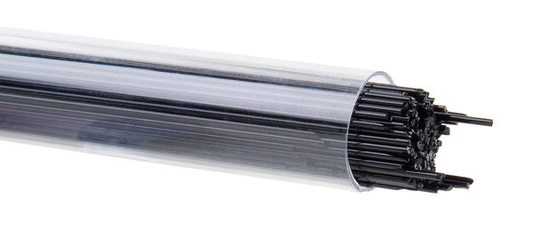 Bullseye Stringers 0100 Black Opal Bullseye Stringers 1mm