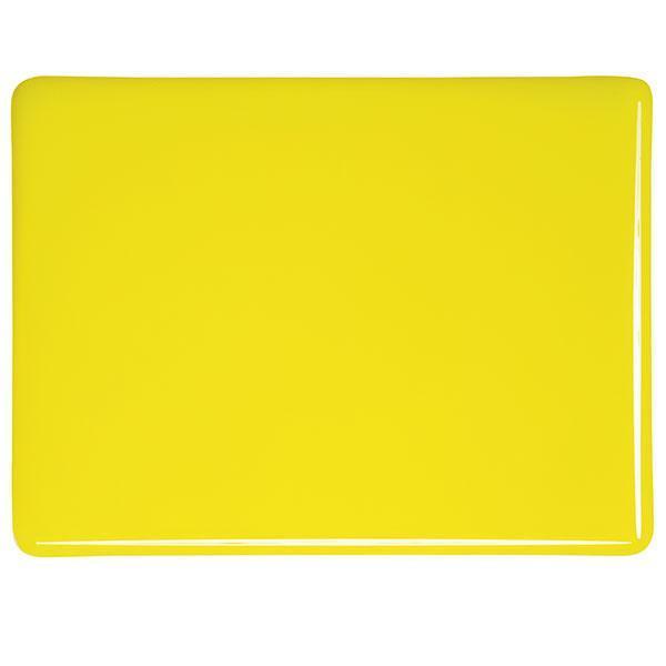 Bullseye Glass 0120-30F 10x17.5 Canary Yellow quarter stock sheet