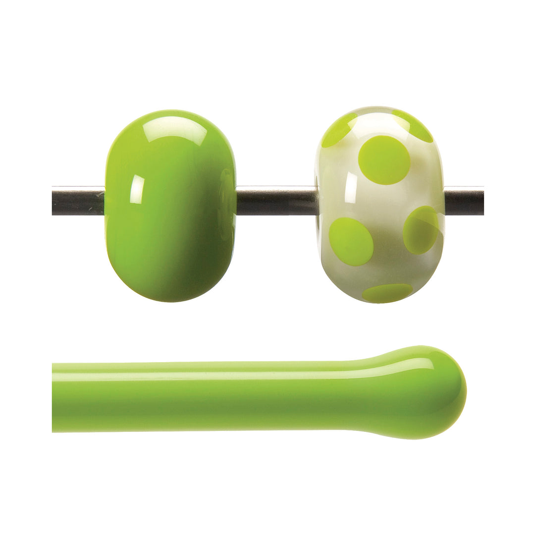 Bullseye Rods 000126 0576F Spring Green Opal Bullseye Rods