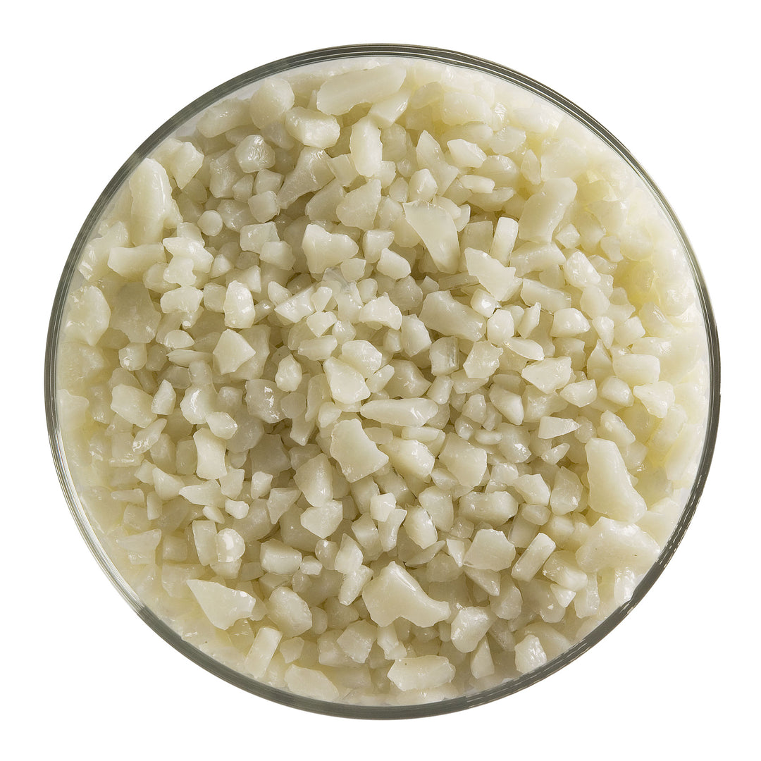 Bullseye Frit 0137-0003 French Vanilla Opal Frit Coarse 1 Lb Jar Fusible