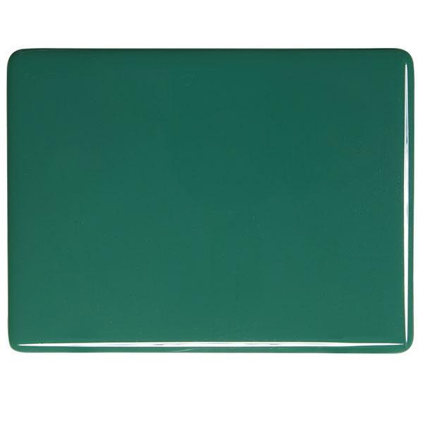 Bullseye Glass 0145-30F 17.5x20 Jade Green half stock sheet