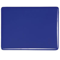 Bullseye Glass 0147-30F 10x17.5 Deep Cobalt Blue quarter stock sheet