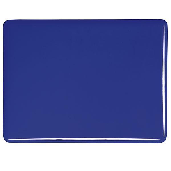 Bullseye Glass 0147-30F 10x17.5 Deep Cobalt Blue quarter stock sheet