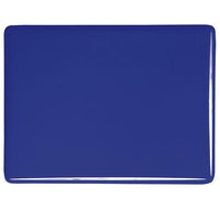 Bullseye Glass 0147-30F 17.5x20 Deep Cobalt Blue half stock sheet