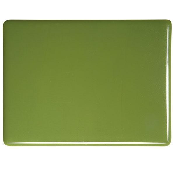 Bullseye Glass 0212-30F 10x17.5 Olive Green quarter stock sheet
