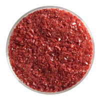 Bullseye Frit 0224 02 Deep Red Opal Medium 1 Lb Jar Fusible Bullseye Frit