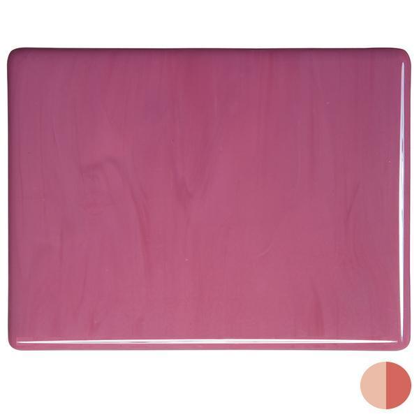 Bullseye Glass 0301-00F 10x17.5 (Disc.) Pink quarter stock sheet