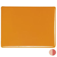 Bullseye Glass 0321-00F 20x35 DISC. Pumpkin Orange full stock sheet