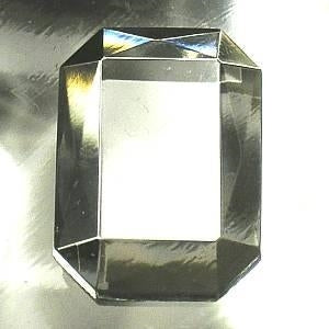 Gems 18 X 25mm  Octagon Jewel Clear/Crystal