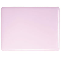 Bullseye Glass 0421-30F 17.5x20 Petal Pink half stock sheet