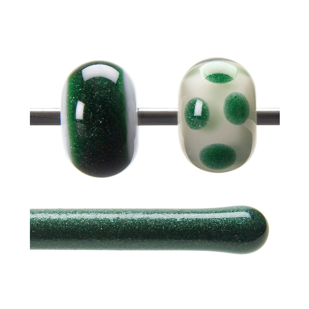 Bullseye Rods 001112 0576F Adventure Green Transparent Bullseye Rods
