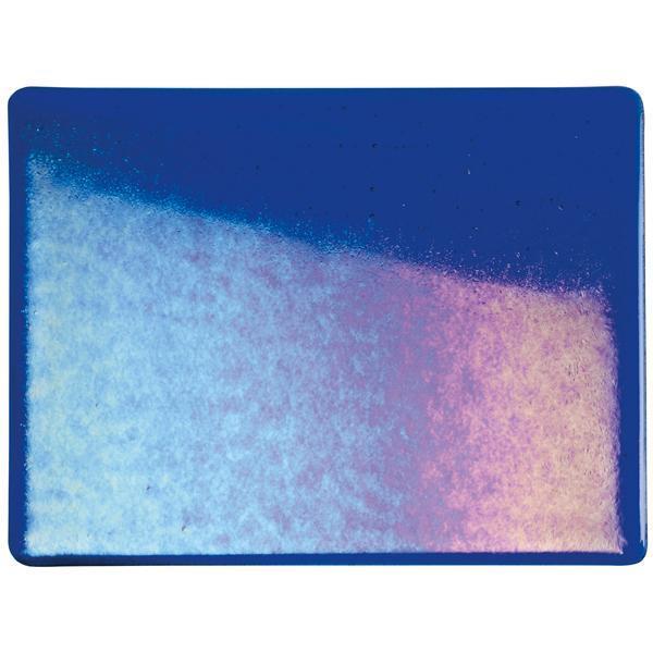 Bullseye Glass 1114-50F 17.5x20 Deep Royal Blue Thin half stock sheet