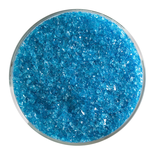 Bullseye Frit 1116 02 Turquoise Blue Medium 1 Lb Jar Fusible