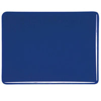 Bullseye Glass 1118-30F 20x17.5 Midnight Blue half stock sheet
