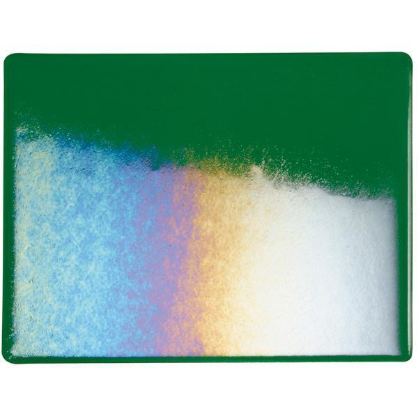 Bullseye Glass 1145-31F 10x17.5 Kelly Green quarter stock sheet