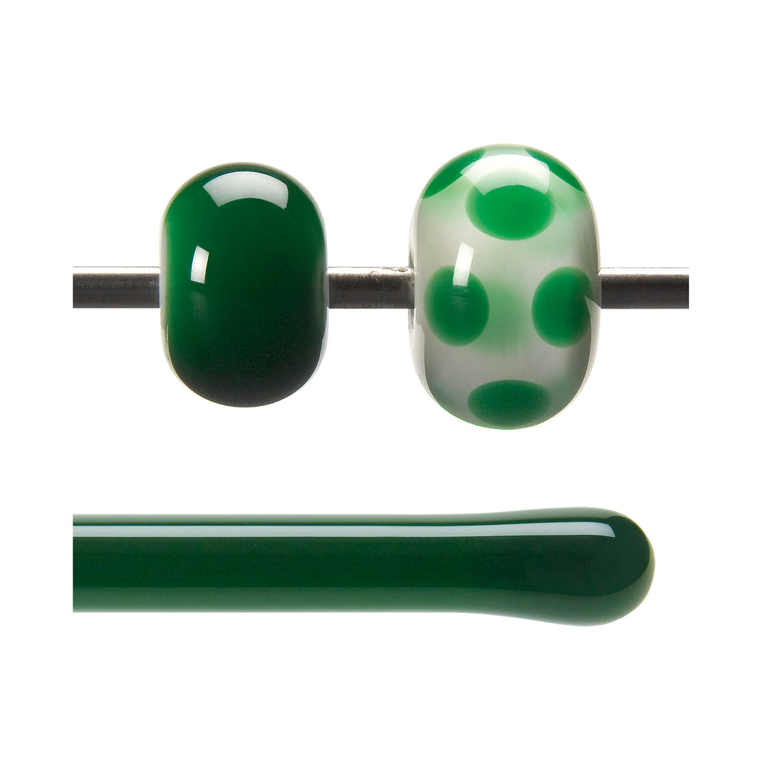 Bullseye Rods 001145 0576 Kelly Green Transparent Bullseye Rods