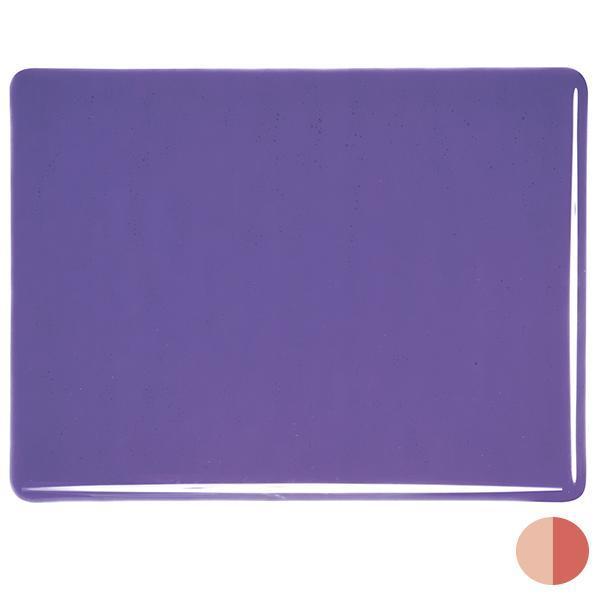 Bullseye Glass 1334-50F 17.5x20 Gold Purple half stock sheet
