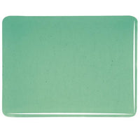 Bullseye Glass 1417-30F 10x17.5 Emerald Green quarter stock sheet