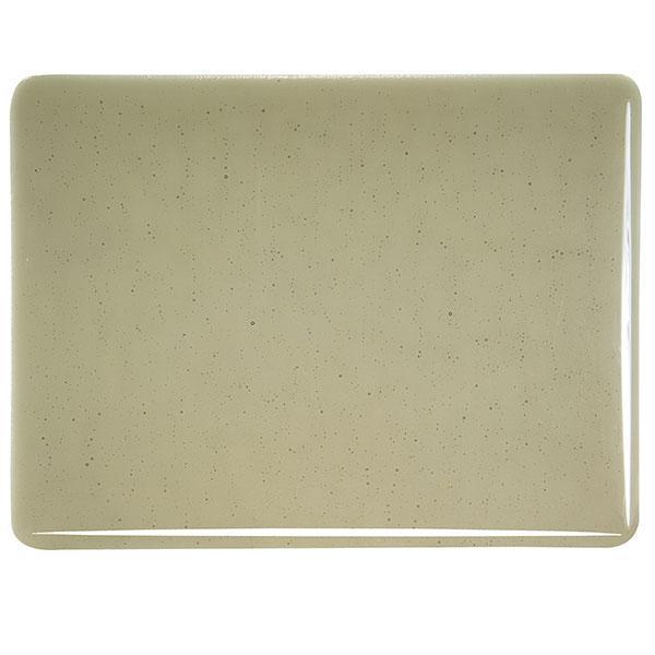 Bullseye Glass 1439-30F 10x17.5 Khaki quarter stock sheet