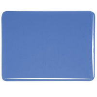 Bullseye Glass 1464-50F 10x17.5 True Blue quarter stock sheet