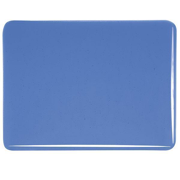 Bullseye Glass 1464-50F 10x17.5 True Blue quarter stock sheet