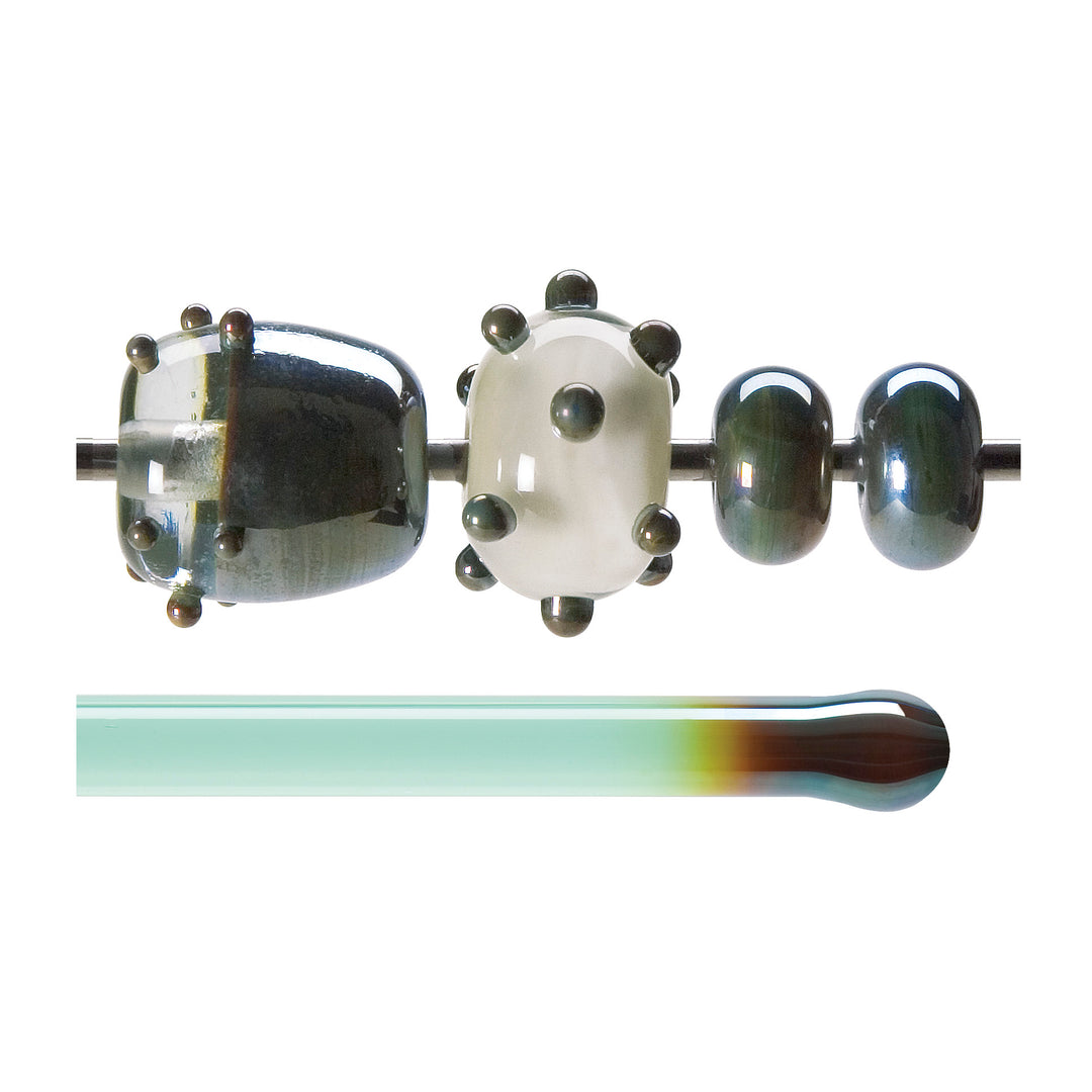 Bullseye Rods 001717 0576T Copper Green Lustre Bullseye Rods