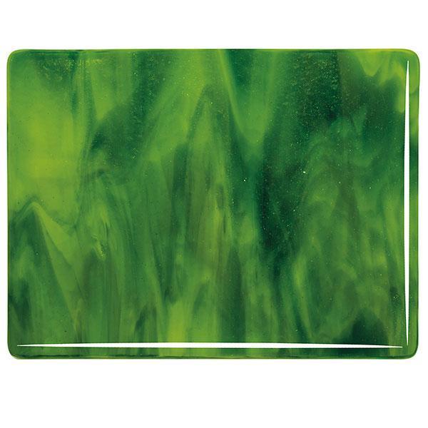 Bullseye Glass 2121-00F 10x17.5 Yellow Opal quarter stock sheet