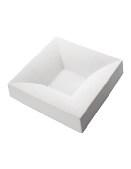 Bullseye Mold 8647 12-3/8 Square Bowl Simple Curve