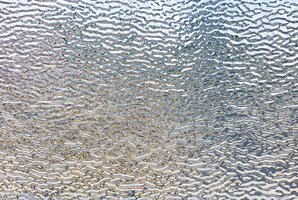 Wissmach Glass 01 RIP 16x21 Clear Ripple quarter stock sheet