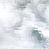 XL Oceanside Glass 100W-F 24x72 Clear Waterglass Fusible full stock sheet