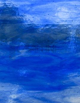Wissmach Glass 118LL Blue/Clear Streaky SQFT Listing