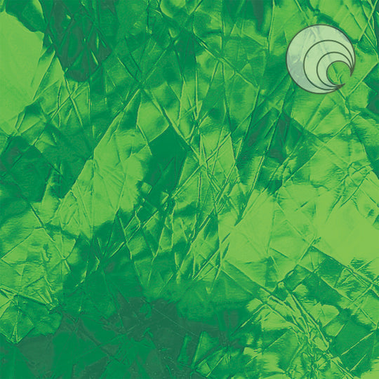Oceanside Glass 121A-F 12x12 Light Green Artique eighth stock sheet