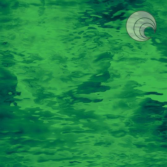 Oceanside Glass 123W-F Medium Green Waterglass Fusible SQFT Listing