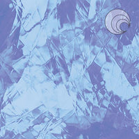 Oceanside Glass 130-8A-F 12x24 Pale Blue Artique Fusible quarter stock sheet