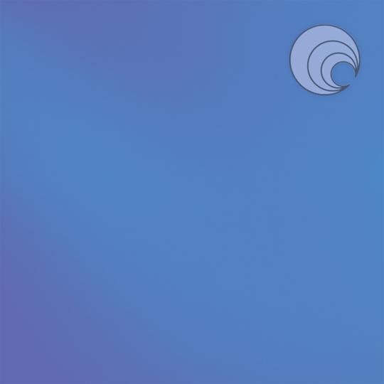 Oceanside Glass 132S-F 12x24 Light Blue Smooth Fusible quarter stock sheet
