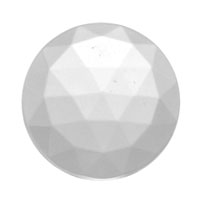 Gems 15mm Round Faceted Jewel Clear/Crystal