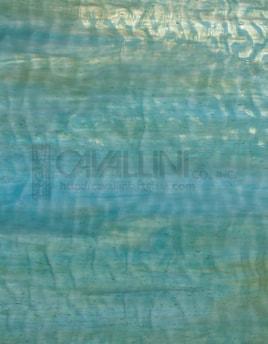 Wissmach Glass 166LR 21x32 Sky Blue/White Ripple half stock sheet