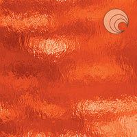 Oceanside Glass 171RR-F 24x48 Orange Rough Rolled full stock sheet