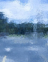 Wissmach Glass 189DR 16x21 Light Blue Cathedral quarter stock sheet