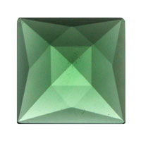 Gems 18mm Square Faceted Jewel Sea Green