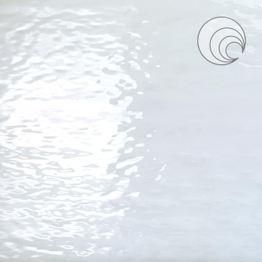Oceanside Glass 200-91W-F 22x24 White Waterglass Fusible half stock sheet